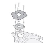 Nosač centralnog kofera Kappa BMW C 400 GT (19-23) KR5136
