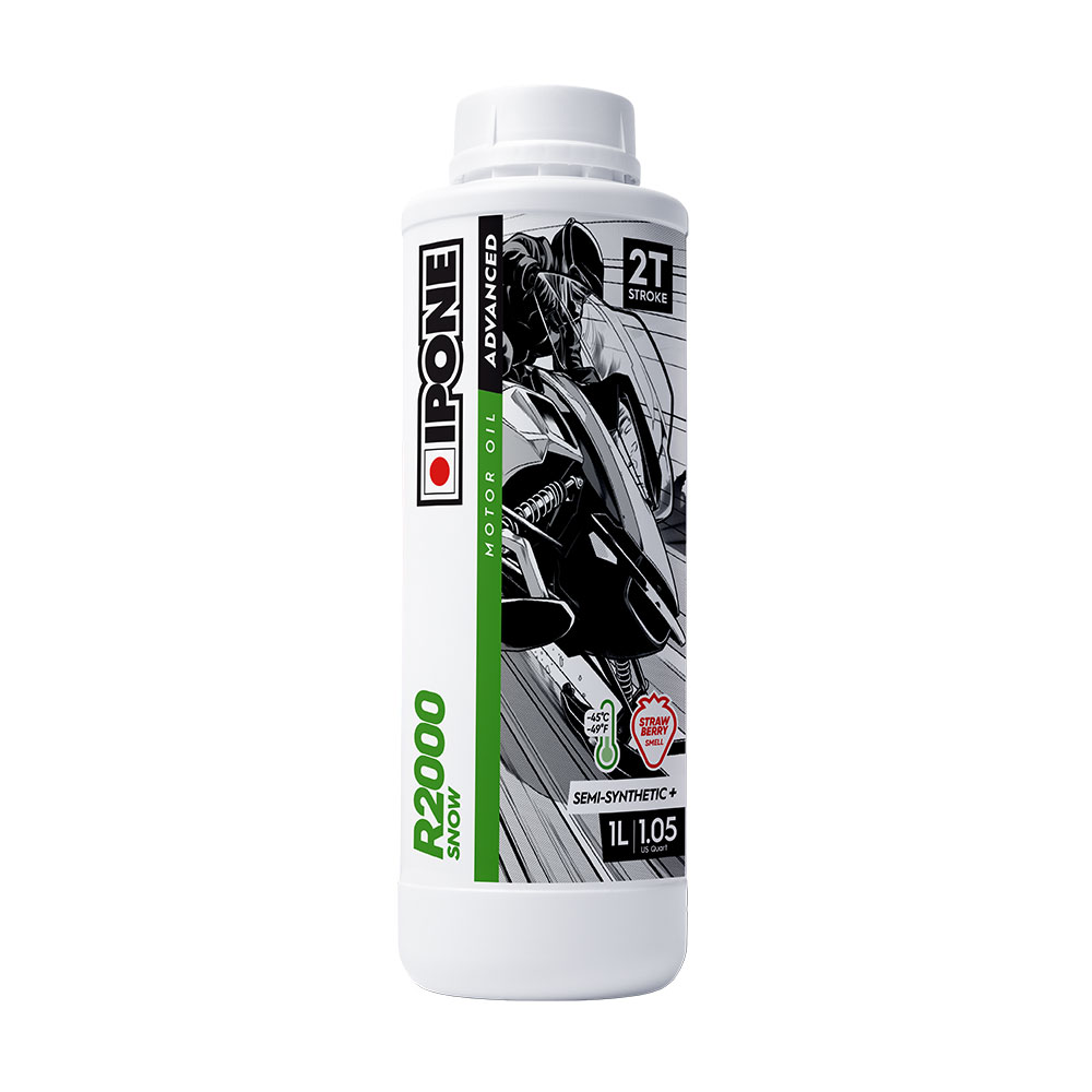 fa5c54cc-1faa-400a-93f6-3eeadaf0b279 IPONE R2000 SNOW polusintetičko ulje za motorne sanke sa mirisom JAGODE 2T 1L