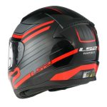 Kaciga LS2 Full Face FF353 RAPID II CIRCUIT crno crvena