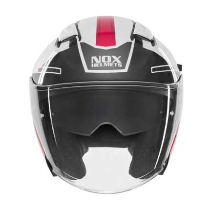 Kaciga NOX Jet N130 EKTO rozo bela