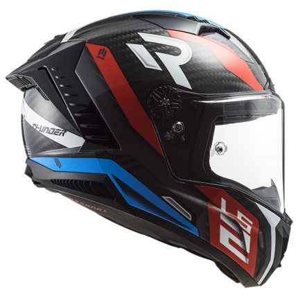 Kaciga LS2 Full Face FF805 THUNDER CARBON SUPRA crveno plava