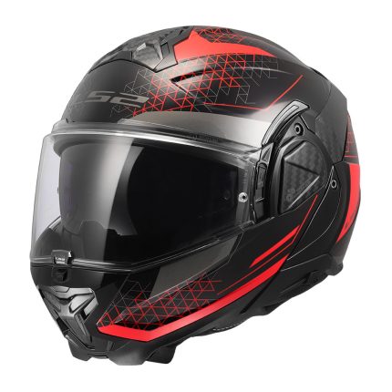 Kaciga LS2 Flip Up FF910 ADVANT II ASTRAL crvena