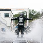 Jakna MODEKA VIPER svetlo sivo crna