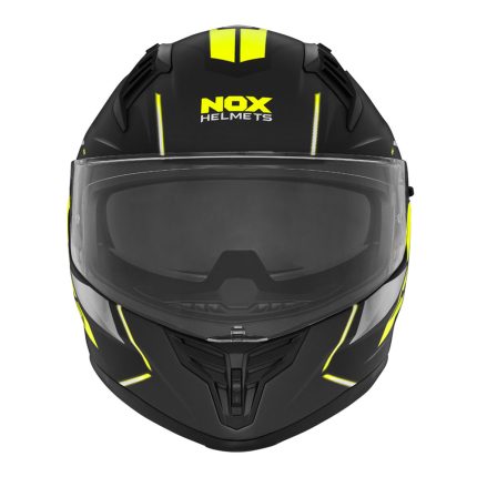 Kaciga NOX Full Face sa naočarima N401 XENO  mat crno žuta