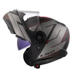 Kaciga LS2 Flip Up FF908 STROBE II CODE crno siva