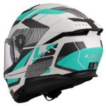 Kaciga LS2 Full Face FF808 STREAM II ROAD CYAN svetlo siva sa naočarima
