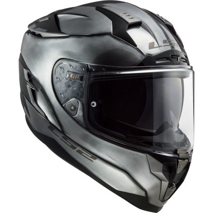 Kaciga LS2 Full Face FF327 CHALLENGER JEANS titanium sa naočarima