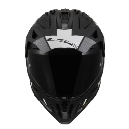Kaciga LS2 Enduro MX702 PIONEER II HILL mat crno bela