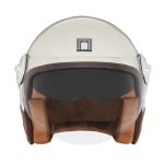 Kaciga NOX HERITAGE PREMIUM krem sa braon kožom
