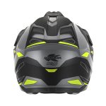 Kaciga Kappa Enduro KV33 WIZARD mat sivo crno žuta