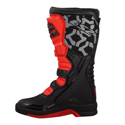 Motocross čizme LS2 RAPTOR muške crno crvene