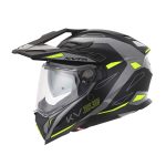 Kaciga Kappa Enduro KV33 WIZARD mat sivo crno žuta