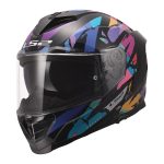 Kaciga LS2 Full Face FF818 STORM III KAOS crno ljubičasto plava