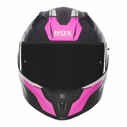 Kaciga NOX Full Face sa naočarima N401 CROWER  mat crno roza