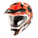 Kaciga Kappa Enduro KV30R GRAYER narandžasto crna